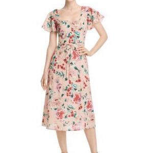 NWT Band of Gypsies Boho Floral-Print Midi Dress